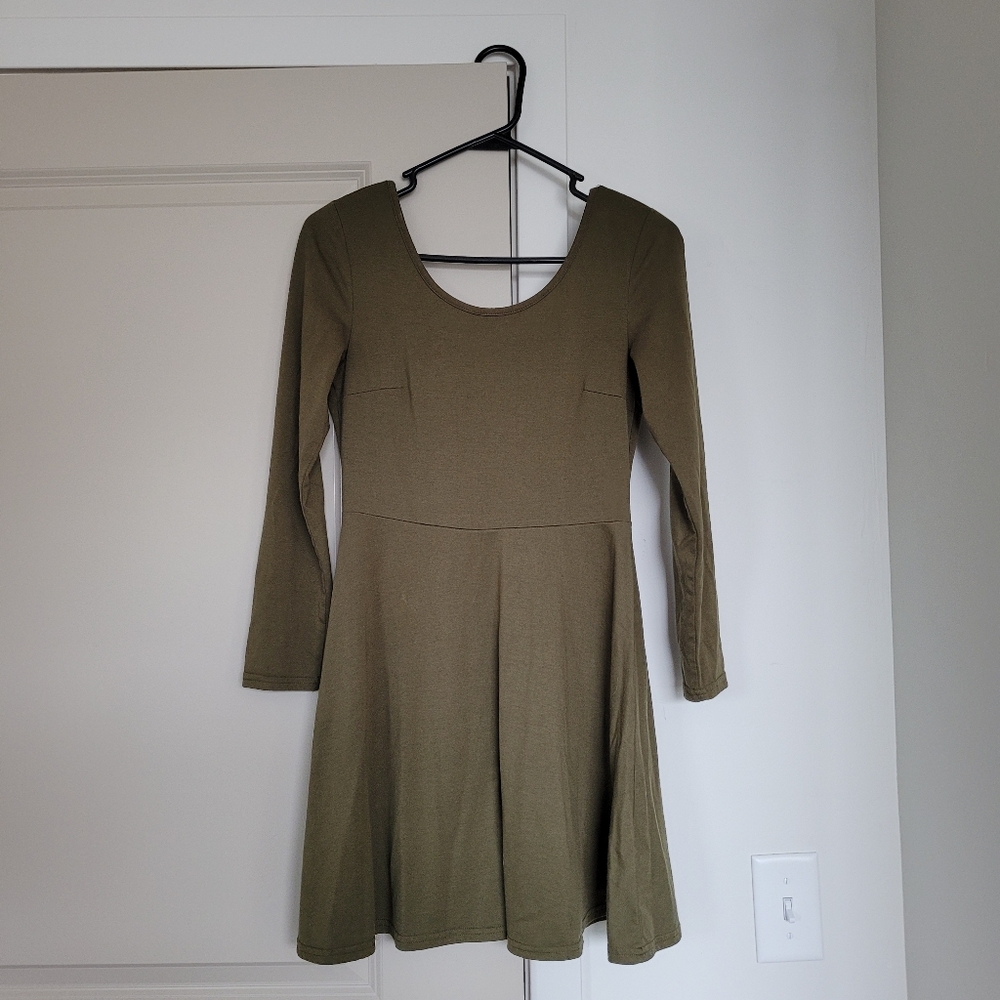 Charlotte Russe Olive Green Dress